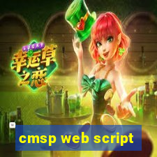 cmsp web script